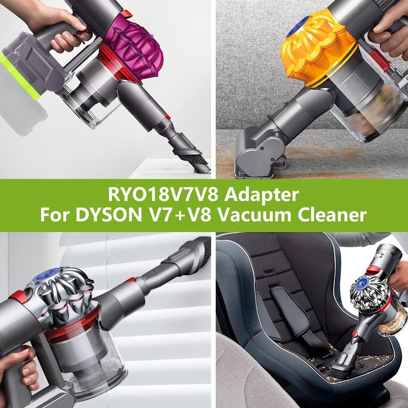 BTRUI V7/V8 Adapter for Ryobi 18V Lithium Battery Convert to