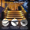 Solpex Solar Step Lights, 33 LEDs Solar Deck Lights Outdoor