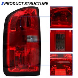Revworth Tail Light Fit for 2015-2022 Chevy Colorado Taillight Assembly with Harness (Left Driver Side)