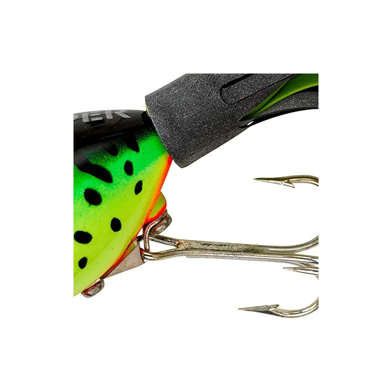 Arbogast Hula Popper 3/8 oz Fishing Lure - Fire Tiger
