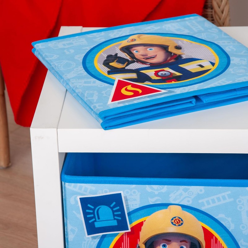 Herding Fireman Sam Storage Box, Approx. 30 x 30 x