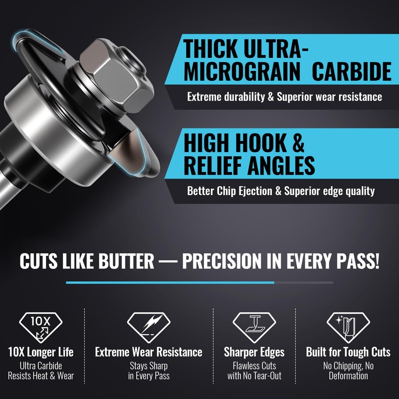 for Trex Router Bit Groove Cutter, Used for Trex Board