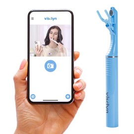 visclyn Smart Dental Floss with 1 Smart Handle, 1 Regular Handle and 30 Disposable Flosses (Blue)