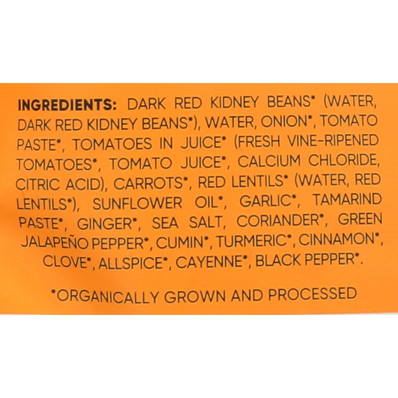 MAYA KAIMAL Organic Kidney Beans, Carrots & Tamarind Everyday Dal,