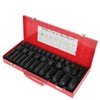 frperce 35pcs 1/2 Inch Drive Deep Impact Socket Tool Set