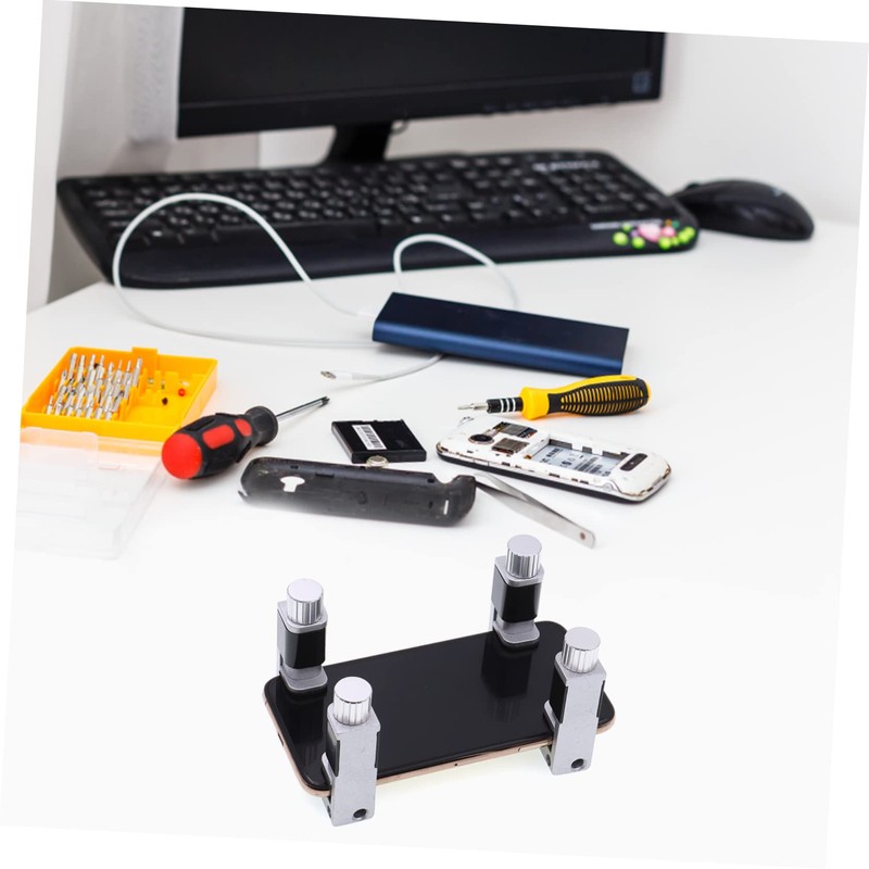 SHINEOFI 2pcs Phone Screen Fixing Clamp Repair Tool for Phones