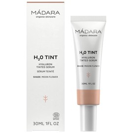 MÁDARA H2O Tint Hyaluronic Tinted Serum, #2 Moon Flower 30 ml - A Tinted Serum that provides Weightless Moisture and Freshness with Every Drop - for a Radiant Complexion.