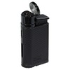 Colibri EVO Angled Single Jet Flame Butane Lighter, Windproof &