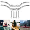 2pcs/set 6in Cleat Stainless Steel Flagpole Cleat Hook Flag Halyard