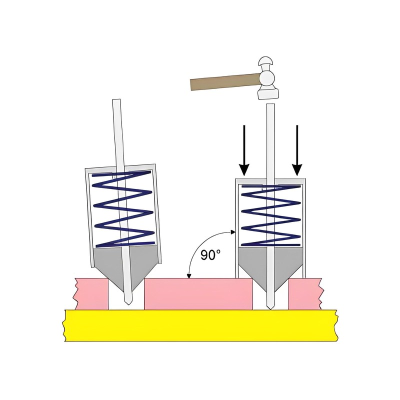 BLUEFOX TOOLS Universal Transfer Center Aligner Punch Hardened Pin Machine