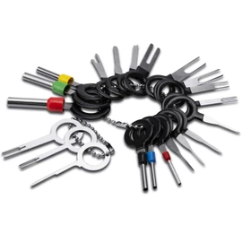 SAVITA 21 PCS Terminal Removal Tool Key Extractor Tool Pin Extraction Tool Kit for Depinning Crimp Wire Connectors