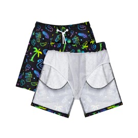 MaciRept Boys Swim Trunks Board Shorts Teen Boys Swimsuit Quick Dry Swimwear Swimming Shorts Bathing Suit Size 8