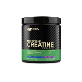 Optimum Nutrition Creatine Monohydrate Raspberry Flavoured Sweetener Supplement Powder 55 Servings 247g