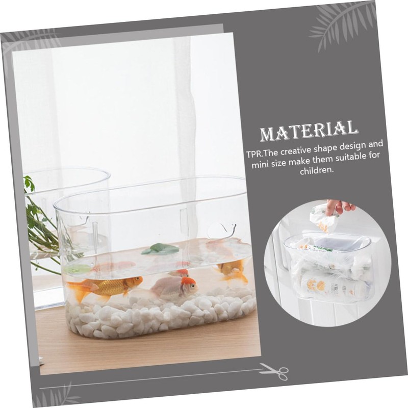 BUGUUYO Wall-Mounted Trash Can Hanging Storage Bin Recycling Office Classroom