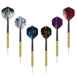 Accmor Metal Tip Darts, Steel Tip Darts, Professional Metal Darts, Darts Metal Tip Set, Metal Darts for Dartboard,18 pcs ﻿