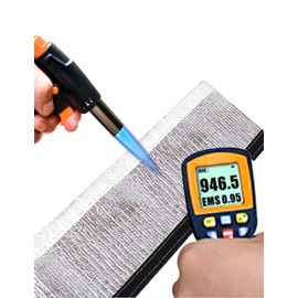 BaiYiQing Wire Heat Shield Heat Shroud Sleeve Heat Shield Automotive Fuel Line Wire Heat Sleeve for Ultimate Heat Protection Hose Wire Sleeving,with 10PCS Stainless Steel Cable Metal Ties(2.2"IDx3.3FT