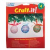 Baker Ross AX529 Christmas Baubles Mosaic Craft Sets - Pack