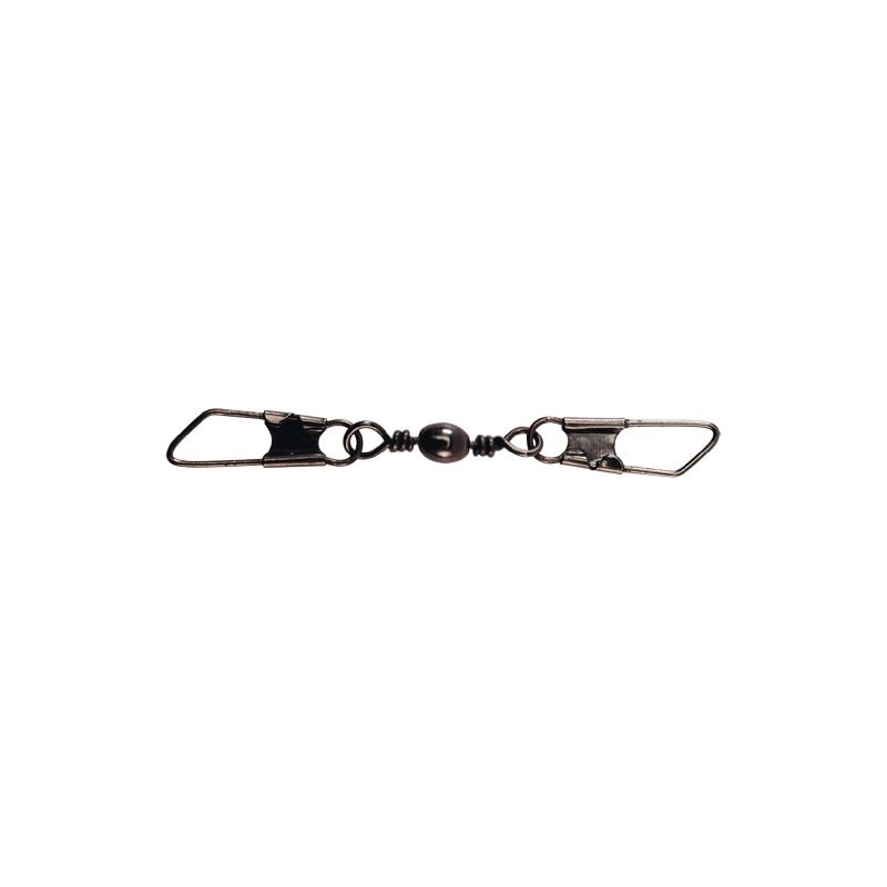 Spro Swivels Barrel Double Safety Snap Size 20 Swivel Double