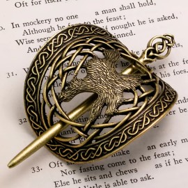 Norse American Viking Viking Norse Yggdrasil World Tree Hair Pin Norse Knot Gold