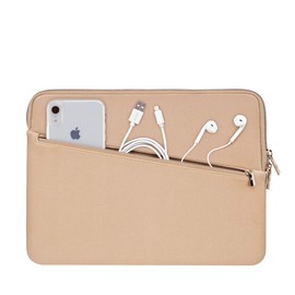 Artwizz Neoprene Sleeve Pro Case Compatible with MacBook Air 13 (2018-2024), MB Pro 13 (2016-2022) - Protective Case with Accessory Compartment - Gold