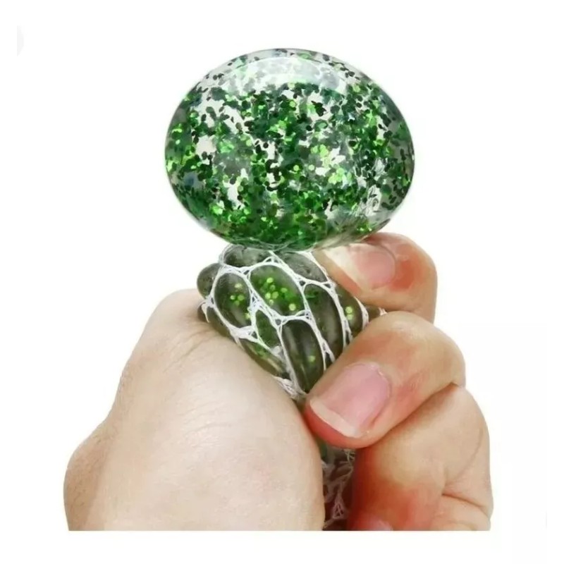 DAS 24 Pelotas Chica Antiestrés Squishy Glitter Hidrogel Fiesta