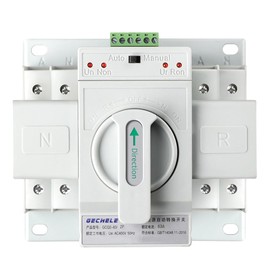 220V 63A 2P Dual Power Automatic Transfer Switch Generator Changeover Switch RV Transfer Switch 50HZ/60HZ