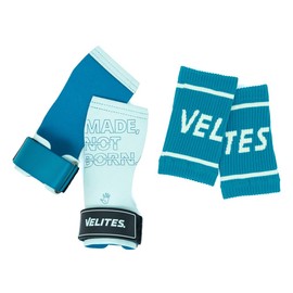 Velites I Quad Pro Hand Grips Size XL I Professional Cross Training Gloves or Gymnastics I Suitable for any surface I Use with Magnesium I Design without holes I Includes free bands.