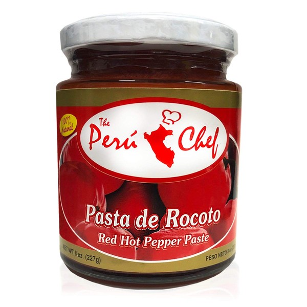 PeruChef Pasta de Rocoto / Red Hot Pepper Paste 8 oz