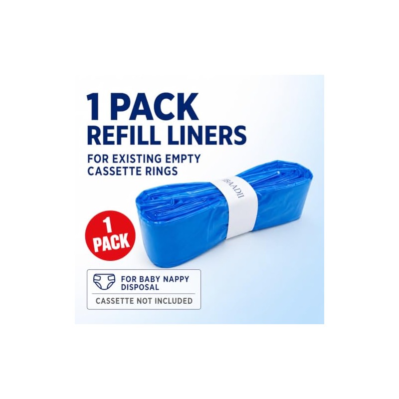 EVOH Nappy Bin Refills Compatible with Tommee Tippee Twist &