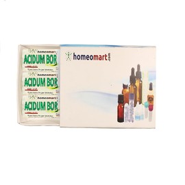 homeomart.com Acidum Boracicum Homeopathy Pellets (Pills) in 200C Potency, Pack of 3