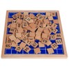 Amasawa Mathematics Puzzle Wooden Digital Board, 1-100 Continuous Numbers, Maths