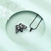 Butterfly Urn Necklace for Ashes Stainless Steel Keepsake Memorial Urn