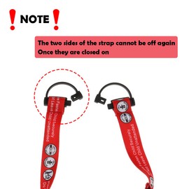 Hooshing 2PCS Kids Baby Safety Seat Belt Adjustable Supermarket Shopping Cart Belt Chair Seat Belts Red