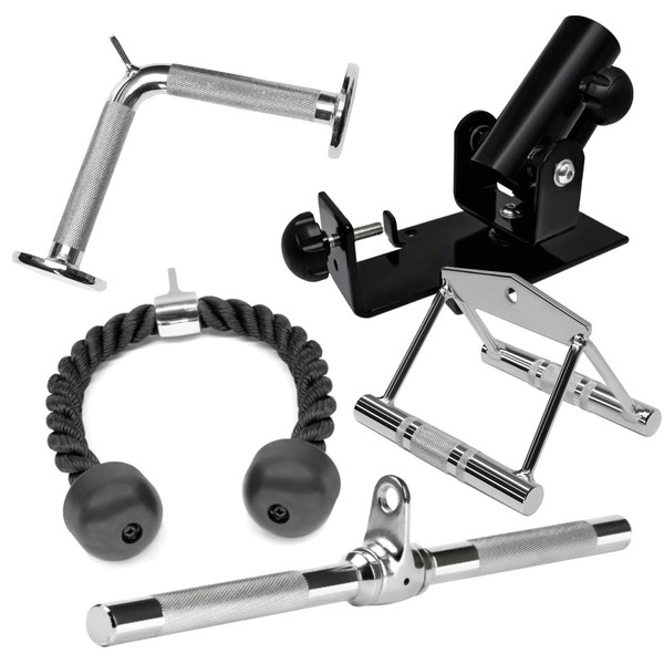 A2ZCARE Combo T-Bar Row Platform & Cable Attachments (Multi-Option: V