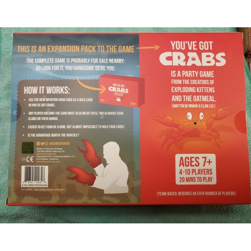 Exploding Kittens LLC You've Got Crabs - Expansion Pack -