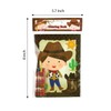 TINYMILLS Western Cowboy Cowgirl Coloring Book Set with 12 Coloring