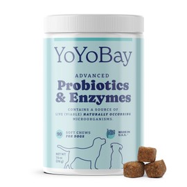 Probiotics for Dogs, Dog Probiotics and Digestive Enzymes, Pre & Probiotic Over 1 Billion CFUs, for Gut Health and Digestive Health, Yeast Balance, Itchy Skin Relief, Immune Support, 90 Soft Chews