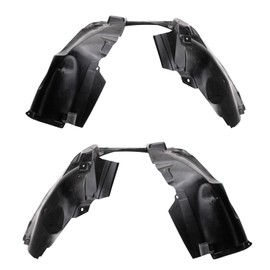 TRQ Front Inner Fender Liner Set Compatible with 2017-2022 Jeep Compass CH1248189 CH1249189
