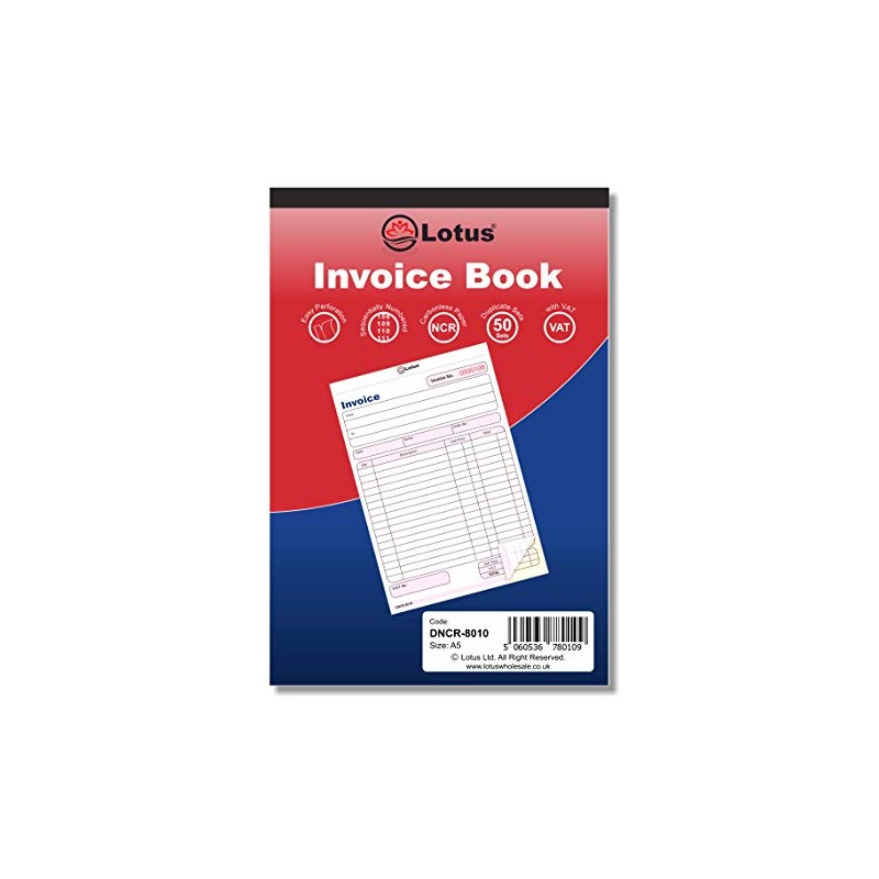 Duplicate Invoice Book NCR, A5 (143 x 210mm), Invoice Book
