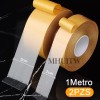 2pzs Cintas Doble Cara Extrafuerte De Tela 10m,ancho 2cm+5cm Amarillo