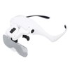 Magnifying Glasses for Eyelash Extensions with 2 LED Light Headband