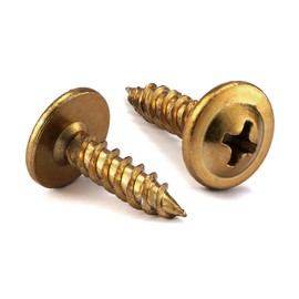 #8 x 5/8" Wood Screw 500Pcs Alloy Steel Standard Thread Truss Head Fast Self Tapping by SG TZH