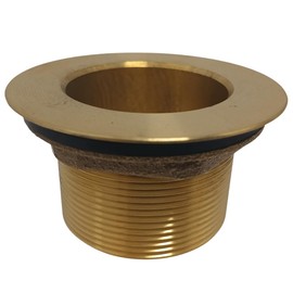 Encore E16-4060 Brass Sink Drain 2" L, 2-1/2" Dia. Sink Opening, 3-1/2" Face Flange, Includes: Locknut & Washer, 2" NPS,