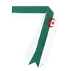 SNUWITH Algeria Flag Graduation Sash/Stole/Scarf 180X13CM Double Sided for Study