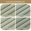 RYB HOME 100% Blackout Sage Green Linen Curtains, Light &