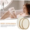 Baluue 2sets Natural Loofah Sponge Body Scrubber for Bath Shower