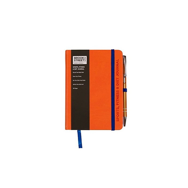 Sports, Fitness & Diet Notebook - Hardback A6 Diet Gift