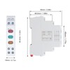 DIN Rail Indicator Light, Compact Red Yellow Green LED Indicator