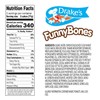 Drake's Funny Bones, 12 Boxes, 120 Twin-Wrapped Peanut Butter Creme-Filled