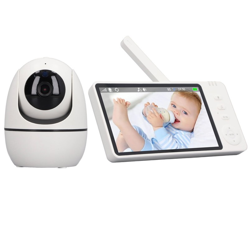 5 Inch HD Screen Baby Camera Monitor Night Vision Sound